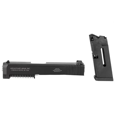 Advantage Arms Glock 26/27 Gen 3 .22 LR Conversion Kit With Barrel, 10 Round Magazine, And Range Bag, Black - AACG26-27G3