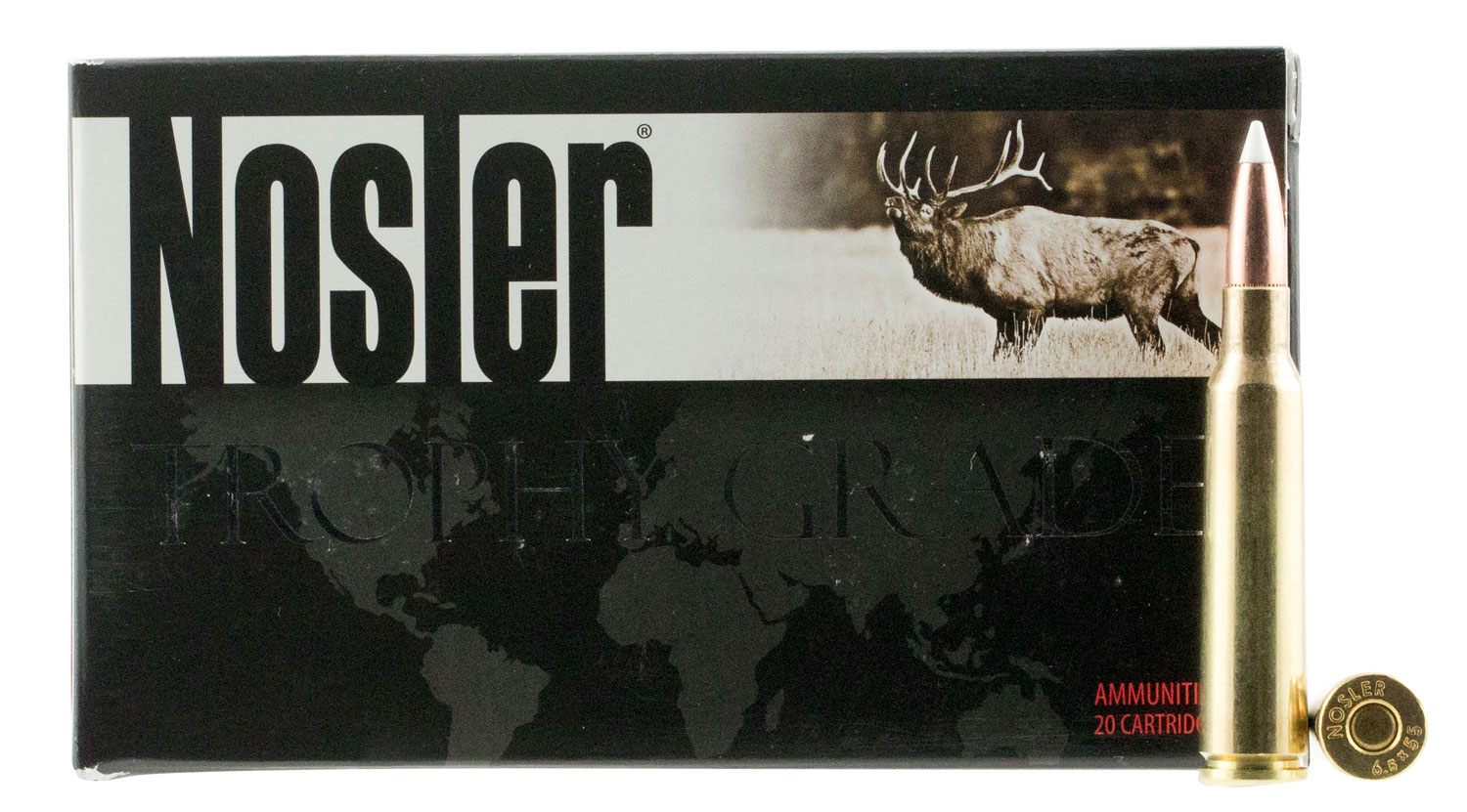Nosler Trophy Grade 22 Nosler 70 grain AccuBond Rifle Ammo, 20/Box - 60918