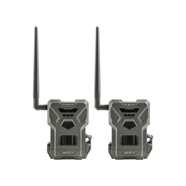 Spypoint Flex-M Twin 2-Pack Cellular Trail Camera, Black 28MP/720p