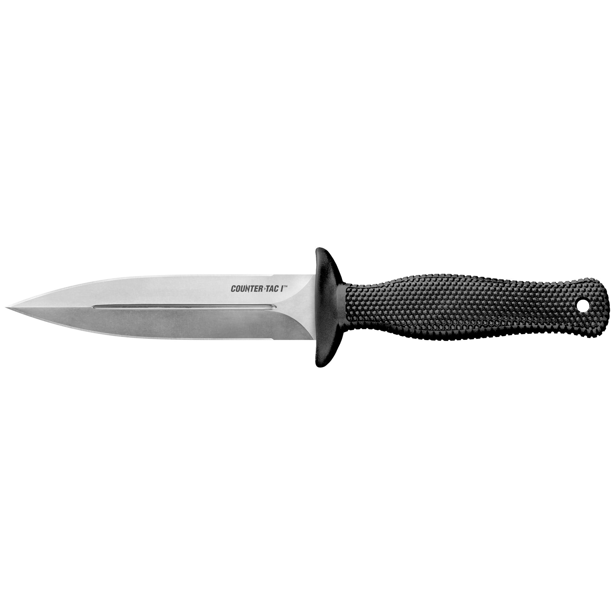 Cold Steel Counter Tac 1, Fixed Blade Knife, AUS-8 Steel, Plain Edge, 5" Blade
