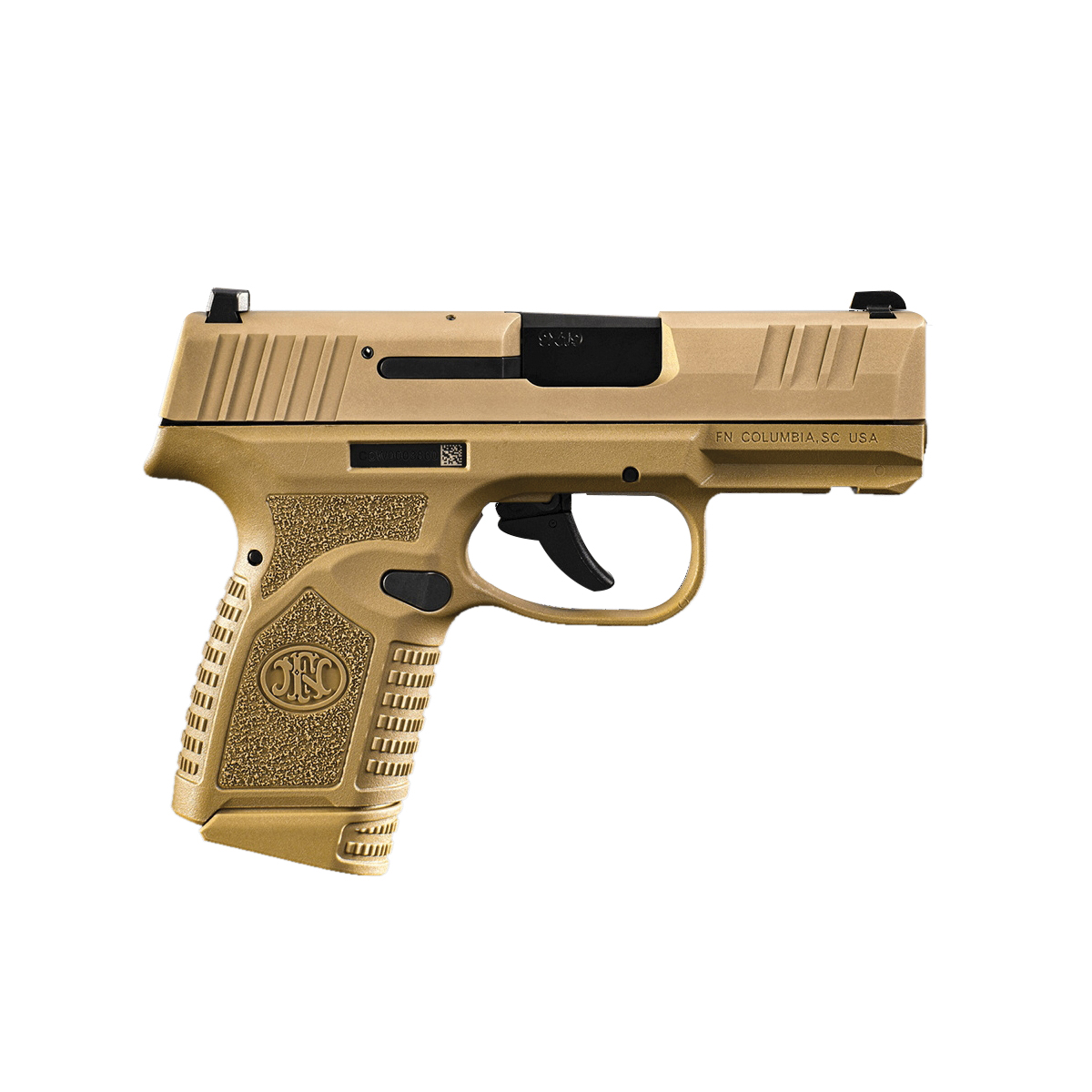 FN America Reflex 9mm 3.30" 10rds Pistol, Flat Dark Earth - 66-101413