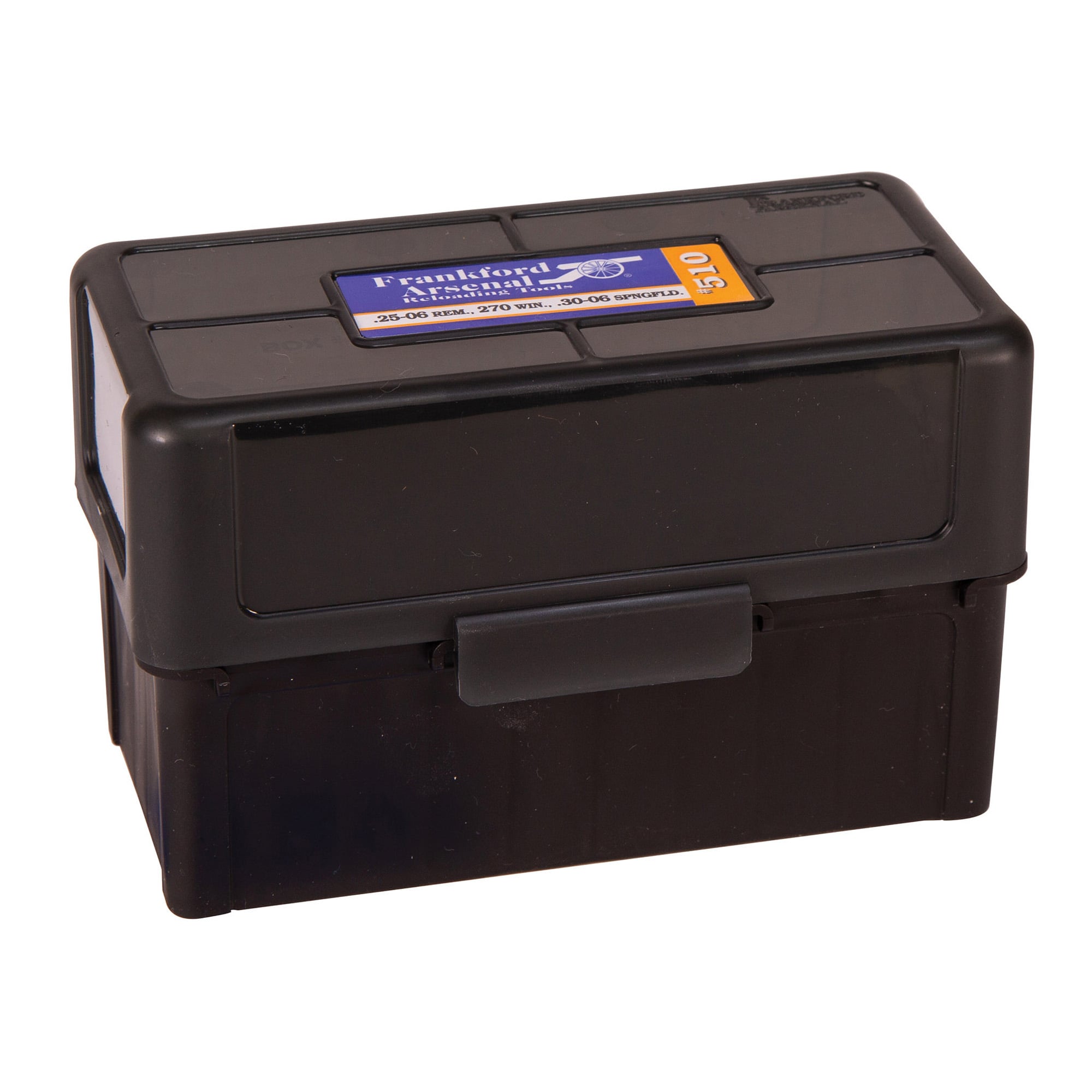 Frankford Arsenal 50 Round Ammo Box, fits 270 Win, 30-06, .410, Gray - 1083790