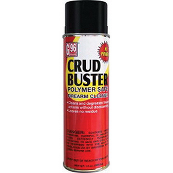 G96 Products Crud Buster Polymer Safe Firearm Cleaner, 13 oz Aerosol Can - 1202