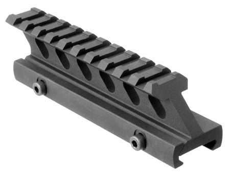 Aim Sports 5" L x 1" H Riser Mount, Black - MT012H