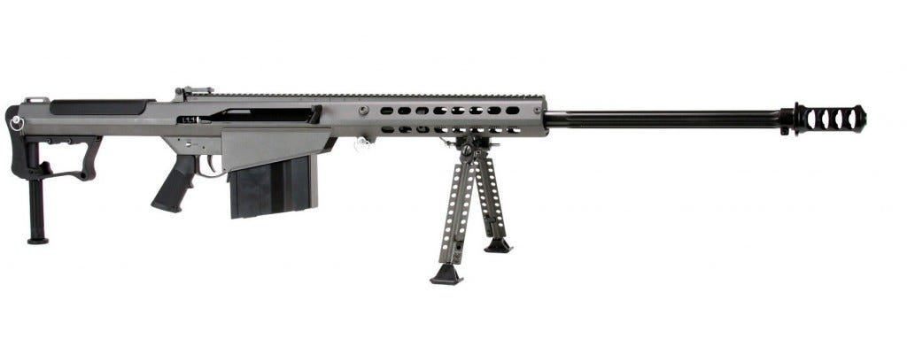 Barrett 82A1 .50 BMG 29" 10rd Rifle, Tungsten Grey - 18358