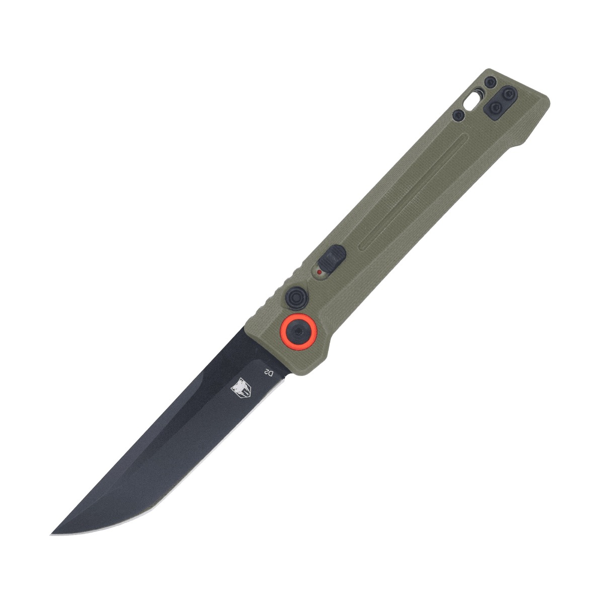 CobraTec Knives Inferno Folding Tanto Knife, OD Green - CTIFRODG