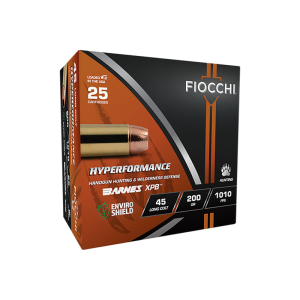 Fiocchi 45LCBA Hyperformance 45 Colt 200 GRXPB 25 Per Box