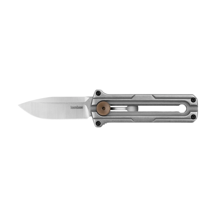 Kershaw Cybernet Folding/OTF Knife Spear Point Gray - Innovative Design - 2046