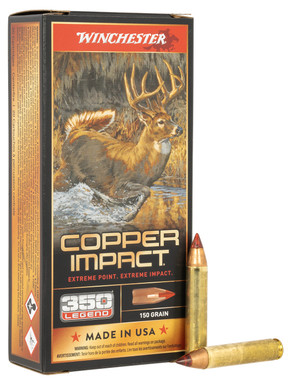 Winchester Deer Season 350 Legend 150 Grain Copper Extreme Point Lead Free