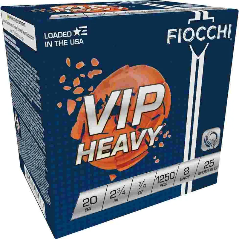Fiocchi Exacta VIP Heavy 20ga Shotshells #8