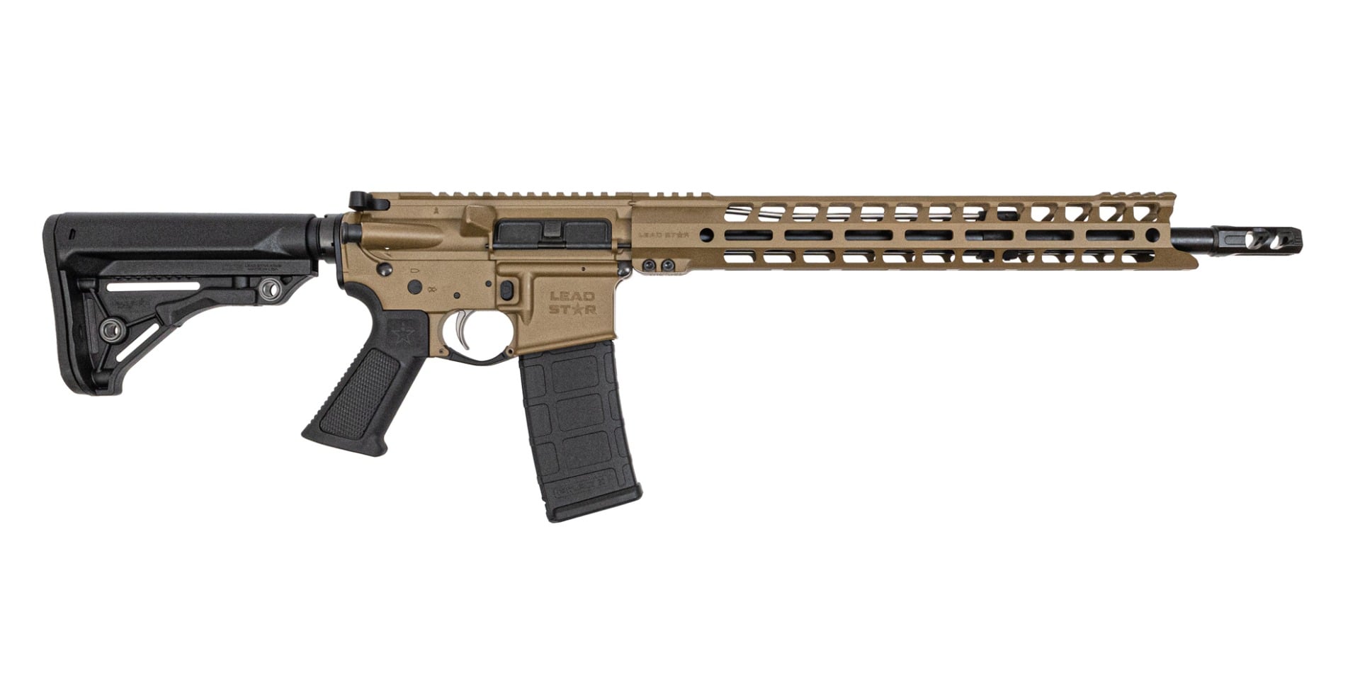 Lead Star Arms Grunt Rifle- 16" .300 Blackout w/ 17" Handguard (Coyote)