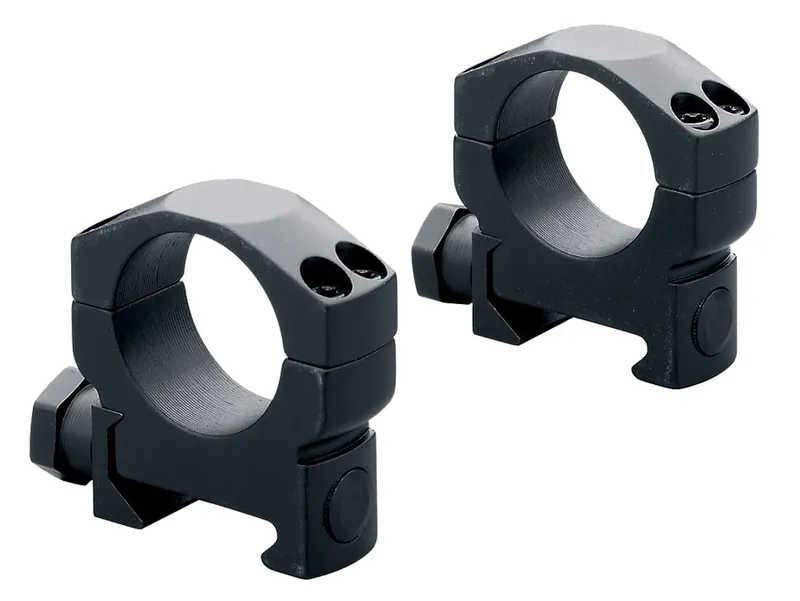 Leupold Mark 4 1" Medium Aircraft Grade Aluminum 2-Piece Scope Ring, Matte Black - 57524