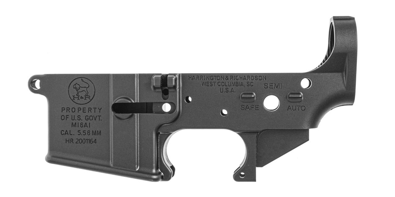 Harrington & Richardson Retro M16A1 Stripped Lower Receiver, Black
