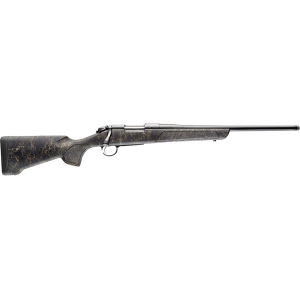 Bergara B-14 Stoke Compact Bolt Action Rifle 22-250 Remington 20" Graphite Black Threaded Barrel Graphite Black Frame Black/Tan Field Stock