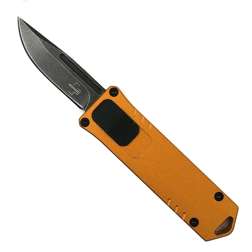BOKER PLUS USB OTF KNIFE - BURNT ORANGE 2.0 - 06EX267
