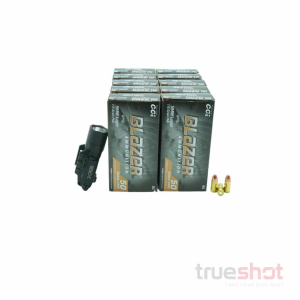 BUNDLE DEAL: Black Surefire X300T-A Pistol Flashlight and 500 Rounds of Ammo - CCI 9mm 115 Grain