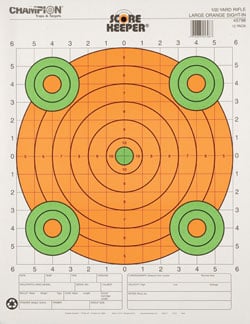 Champion 100 YD SIGHT IN  LG ORANGE (12/PK) 45796