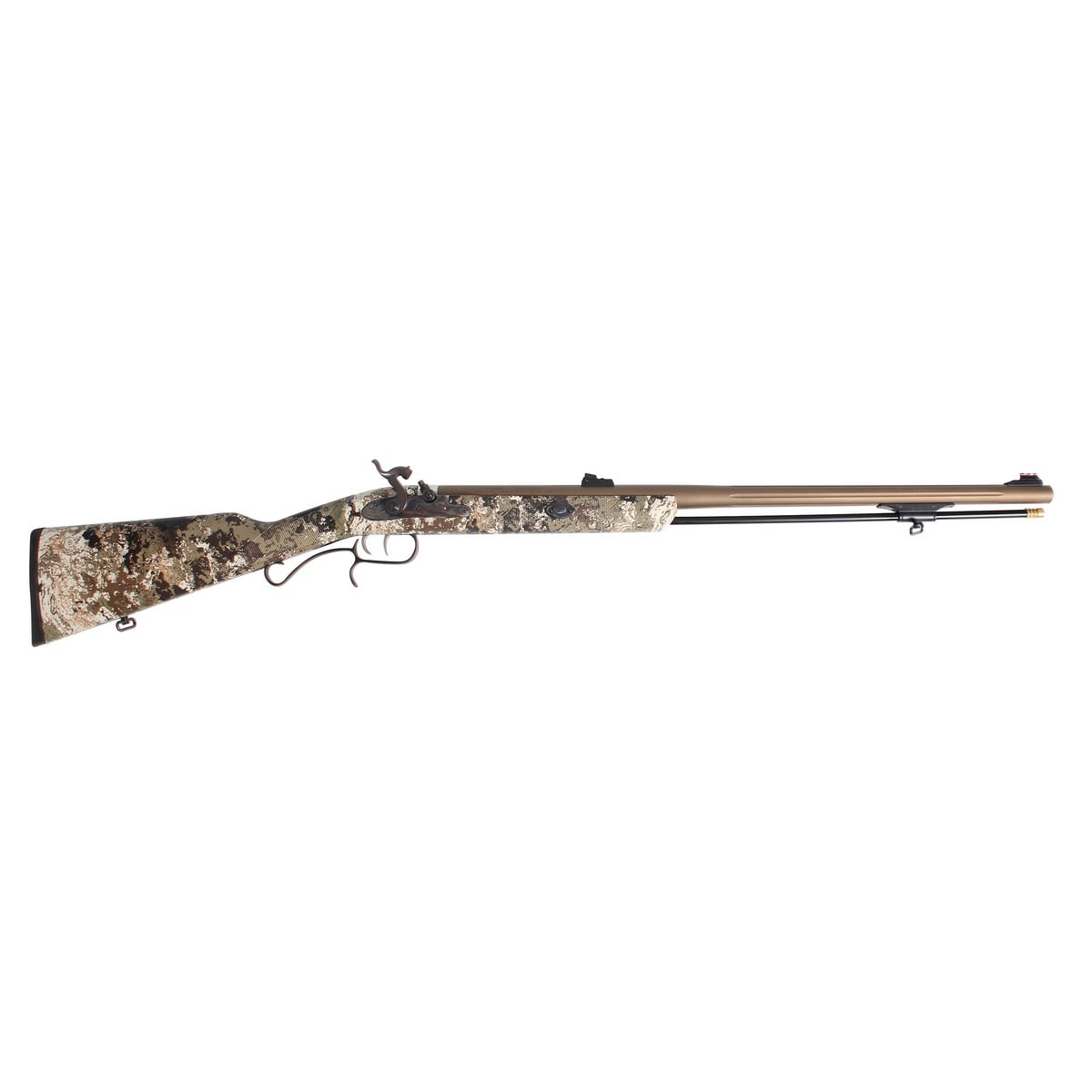 Traditions ShedHorn Muzzleloader .50 Cal Percussion Rifle, Veil Wideland Camo - Advanced Wideland Camo for Percussion Shooting - R3980525