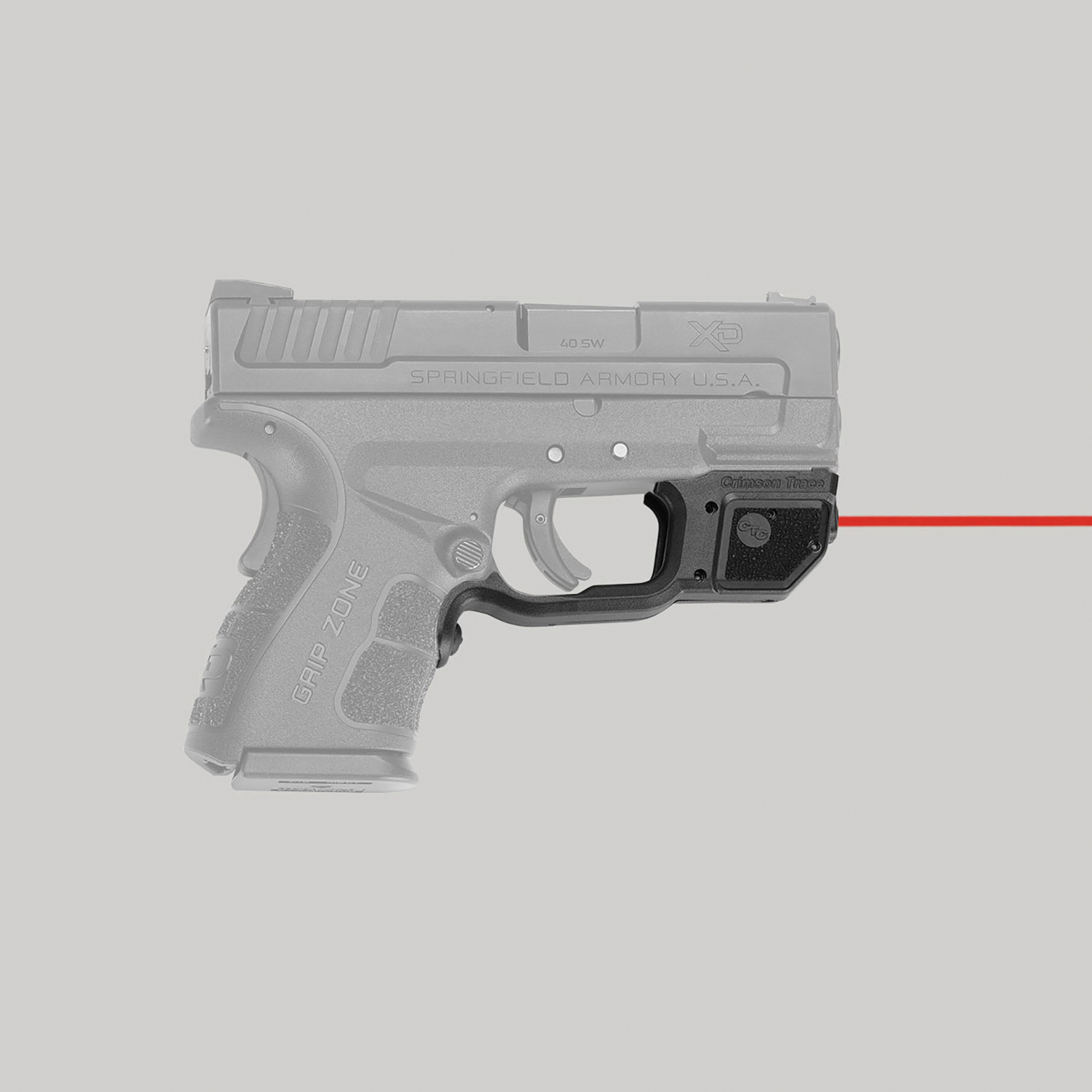 Crimson Trace Laserguard Red Laser Sight for Springfield Armory Tactical (5") Pistols - LG496