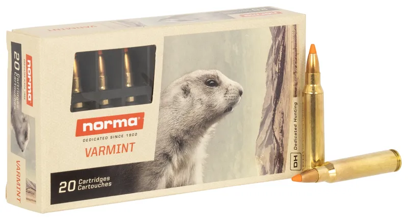 Norma Ammunition Dedicated Hunting .223 Remington 55 Gr Polymer Tip (Box)