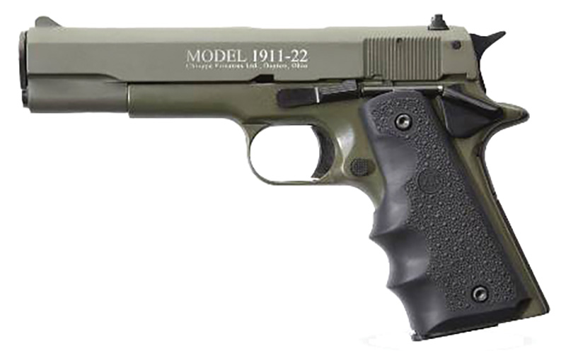 Chiappa 1911 .22LR Pistol 5" Barrel ODG with Hogue Grips