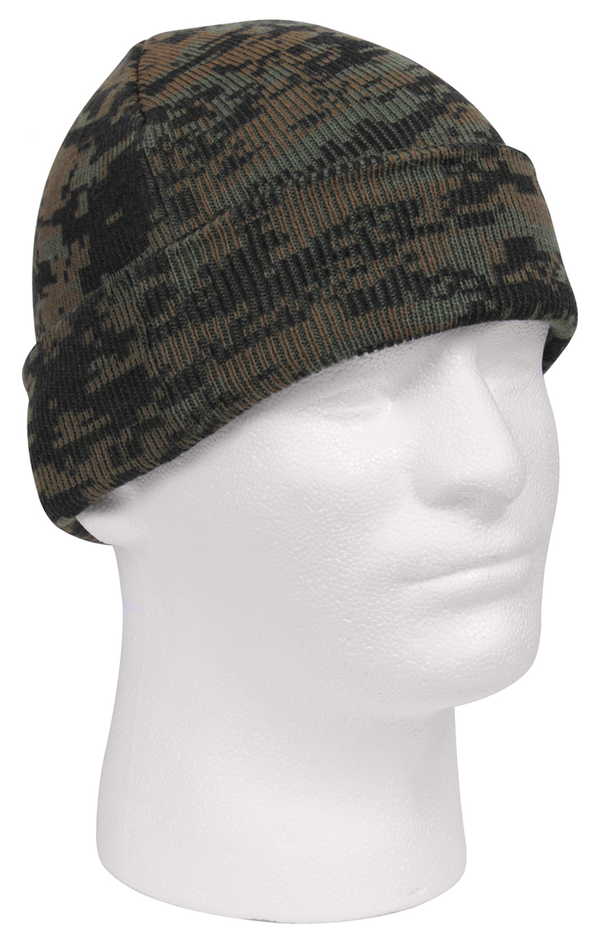 Rothco Deluxe Camo Watch Cap - Woodland Digital Camo
