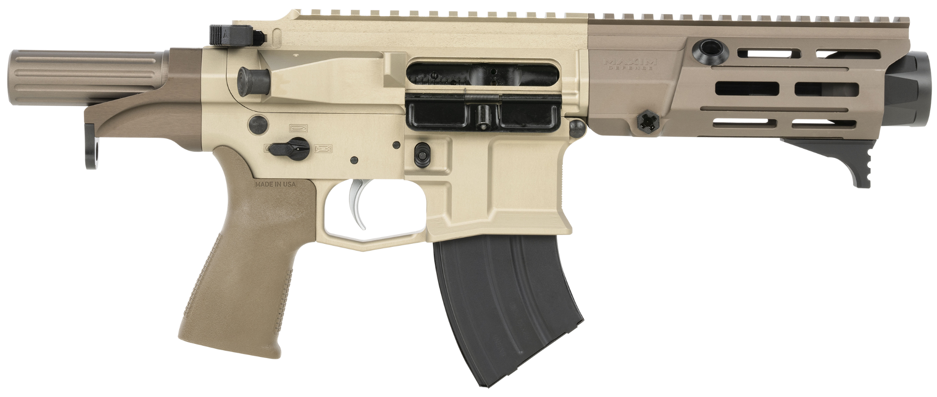 Maxim Defense PDX 505-SPS 7.62x39mm 5.5" 20rd AR Pistol , Flat Dark Earth - MXM50800