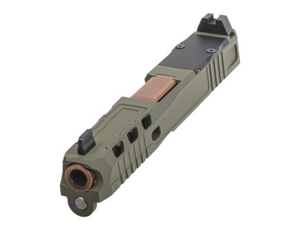 PSA Dagger Complete SWRV2 RMR Slide Assembly W/ Copper Barrel, Sniper Green