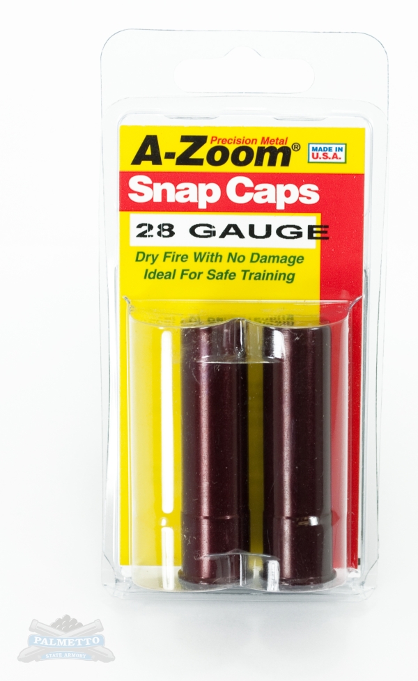 A-Zoom 28ga Snap Caps 2 Pack 12214
