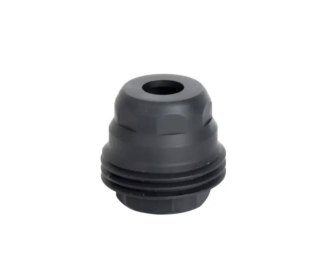Jk Armament JKMDHDM111624 Minimalist 45Cal Fits 1" Long 11/16"x24 Stainless Steel Nitride Black