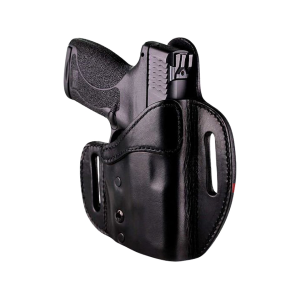 Urban Carry LockLeather OWB Holster Right Hand Glock 17, 22, 31, 47, Sig Sauer P220, P320 Compact, Smith & Wesson M&P, Springfield XD Leather Black