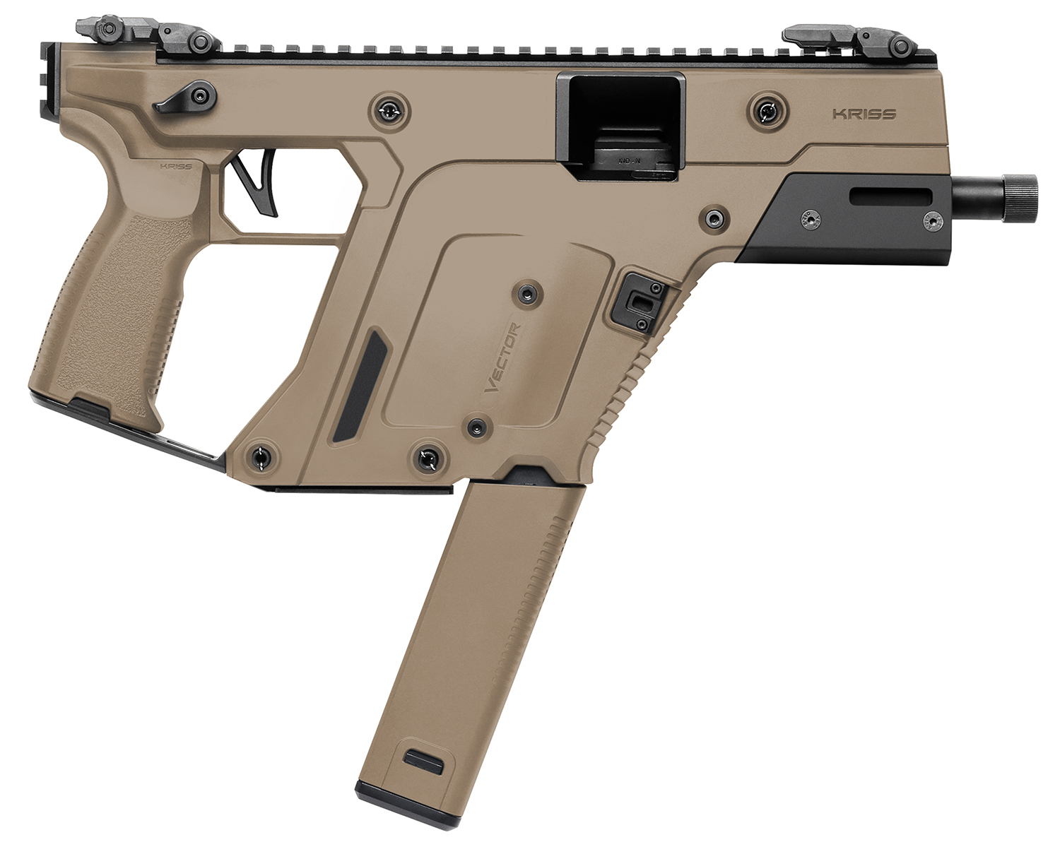KRISS Vector SDP Gen3 10mm Pistol - 5.5” FDE