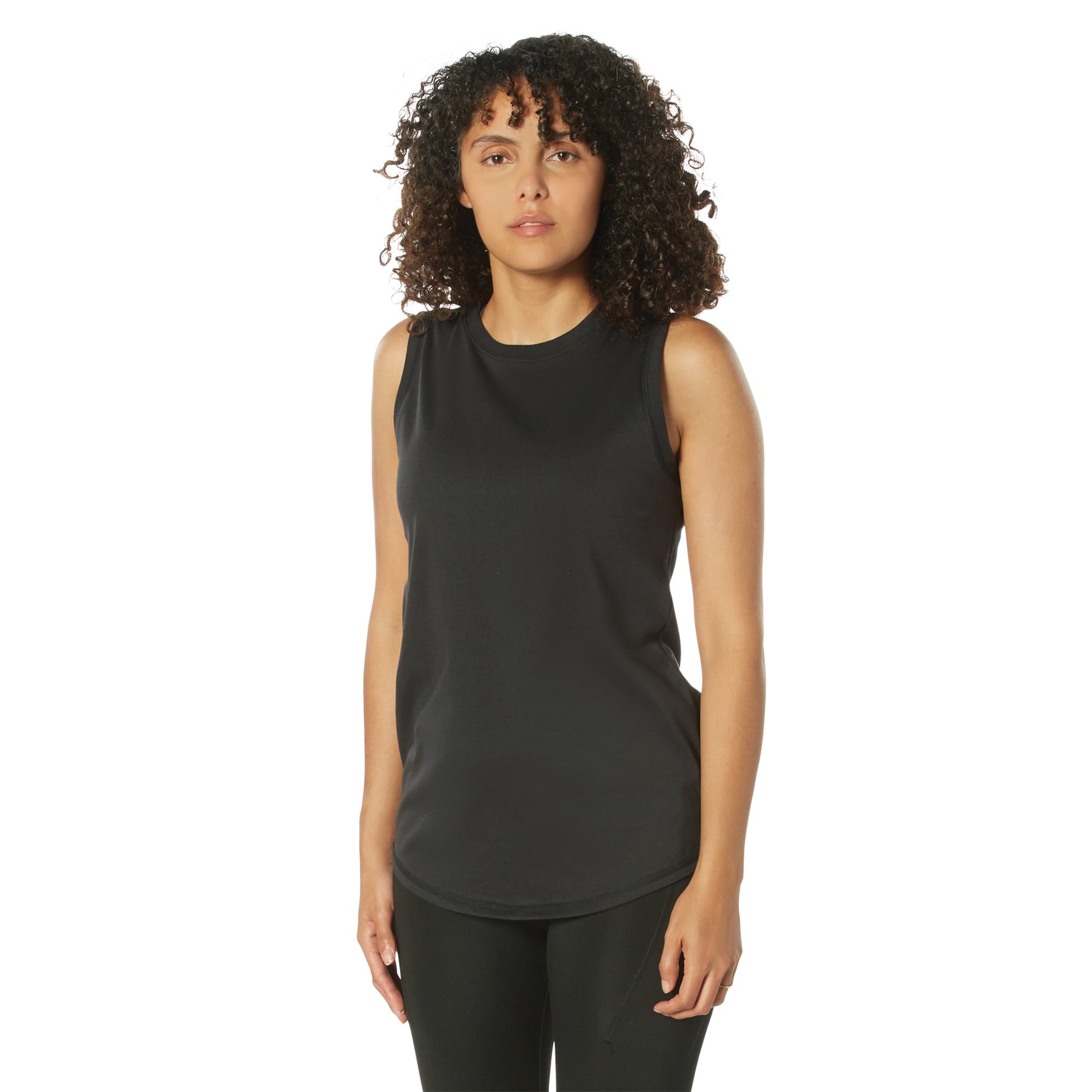 Rothco Womens Essential Moisture Wicking Tank Top - Black, 2X-Large