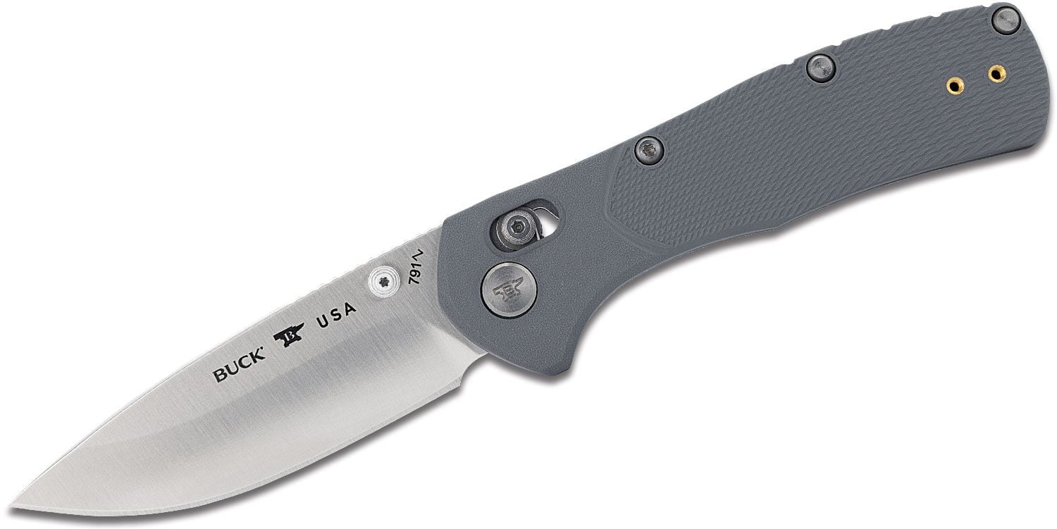 Buck Range Pro Foldidng Drop Point Knife, Gray - 0791GYS1-B