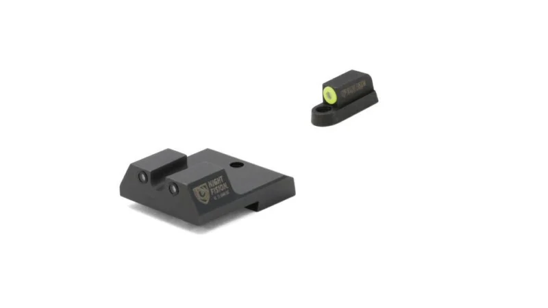 Perfect Dot NS Setw/Yellow Front + U Blk Rear for CZ-USA P-07 P-09