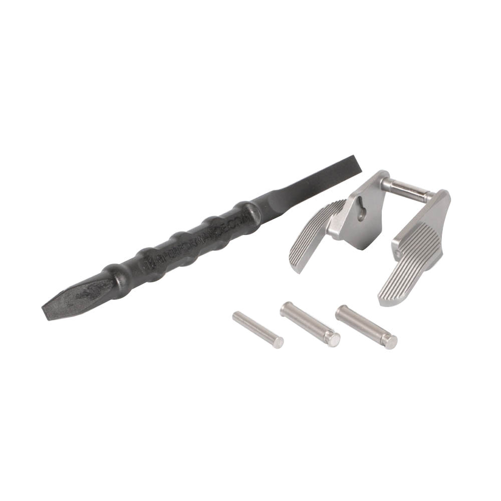 EGW Ambidextrous Heavy-Duty Thumb Safety, Stainless Steel