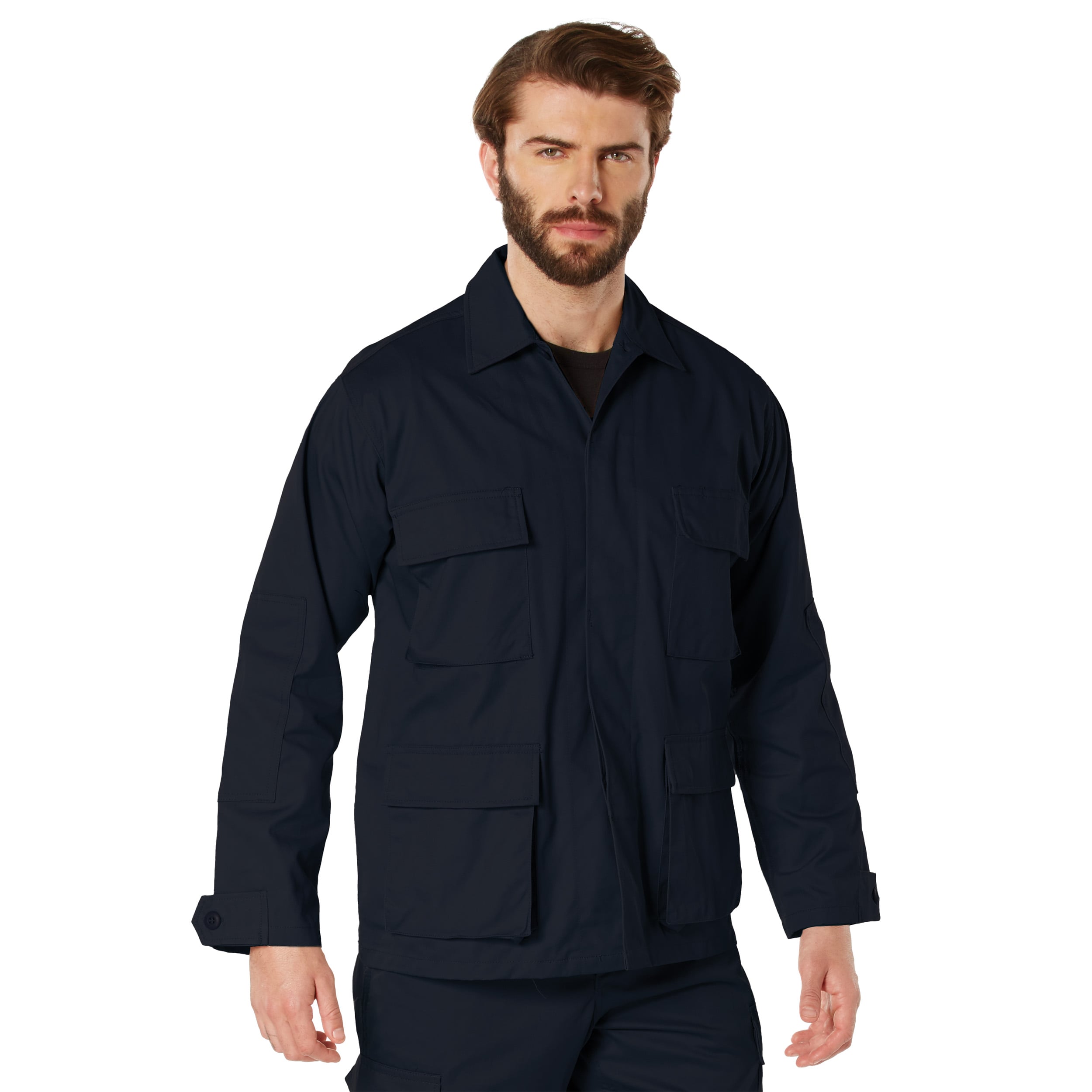 Rothco Twill Bdu Shirt - Midnight Navy Blue, X-Large