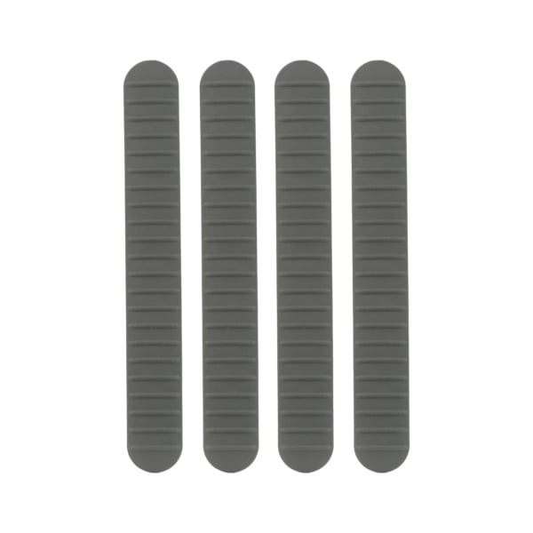 B5 Systems 4-Pack M-LOK Rail Cover 4.60" x 0.63" x 0.28", Wolf Gray