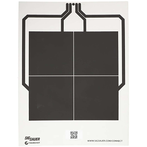 Sig Sauer SCT356 T300 Replacement Target 4 Square Hanging Black/White