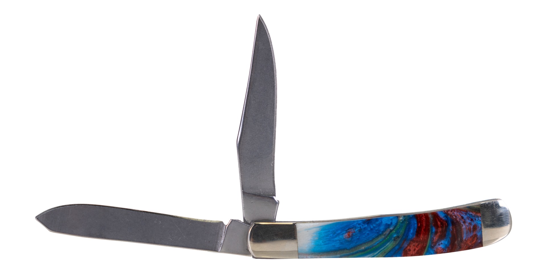 Bear & Son Little Trapper Folding Knife, Coral Reef