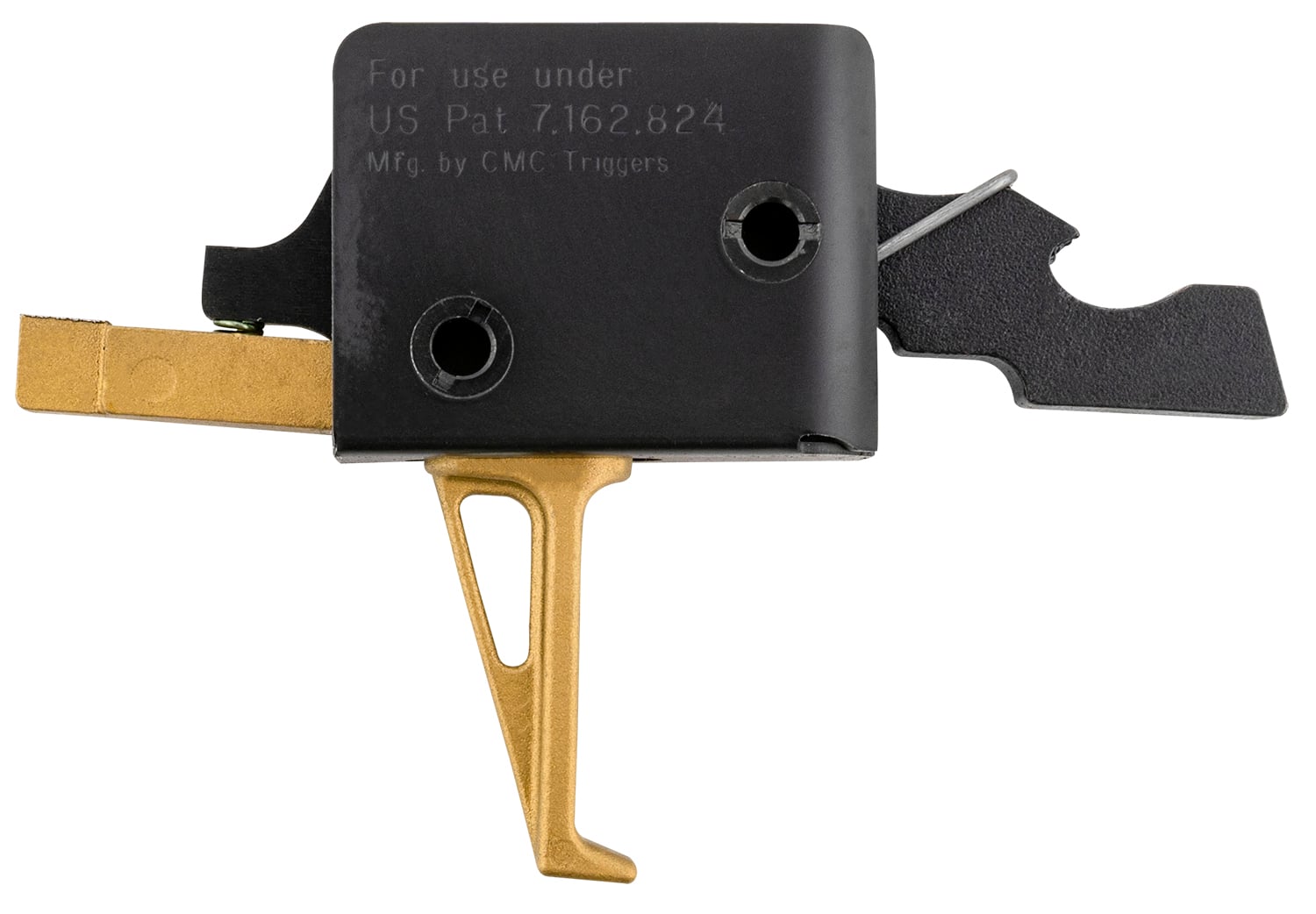 CMC Triggers Single Stage Flat, Trigger, Gold - 91503GF
