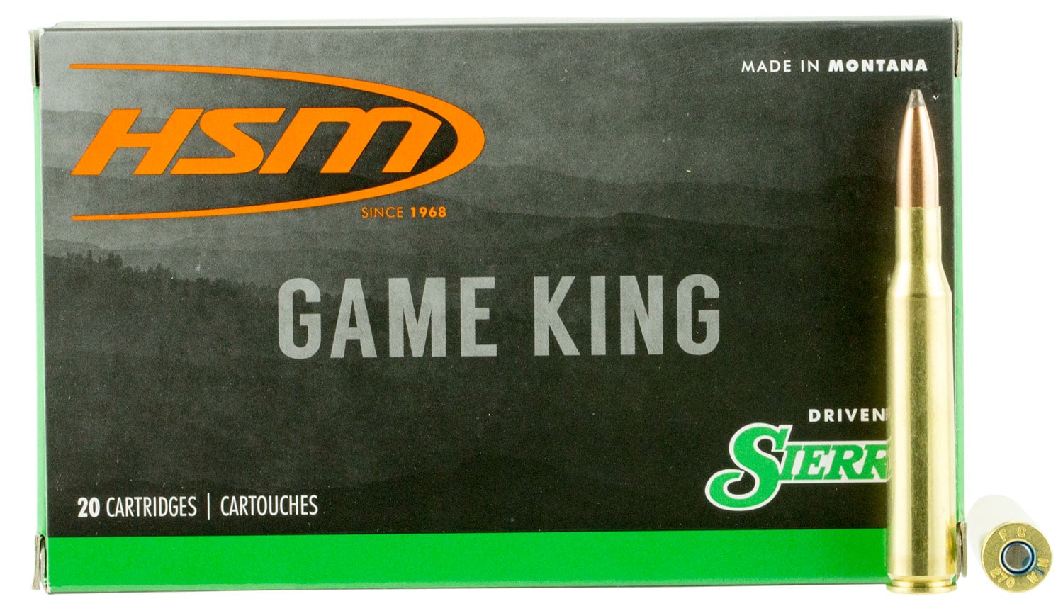 HSM 270 WIN 130GR GAME KING – 20RD 20BX/CS - No Credit Card Fees - Low, flat rate shipping