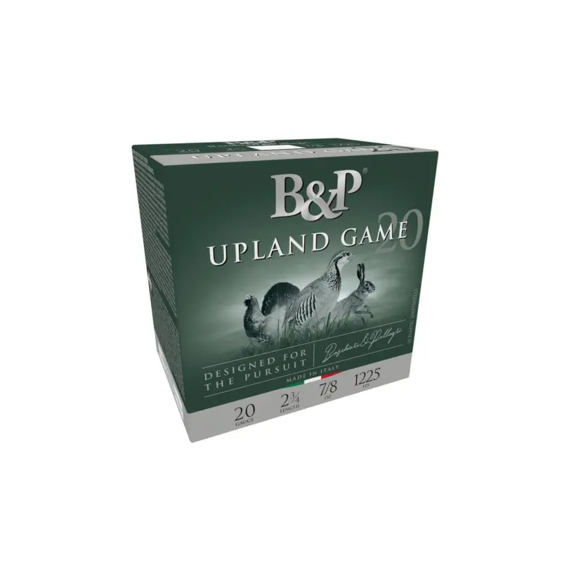 B Upland Game Shotshells 20ga 2-3/4'' 7/8oz 1225 fps #6 25/ct