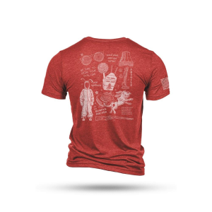 New-Line-Apparel Nine Line Xmas Story Triblend Short Sleeve Shirt Red S