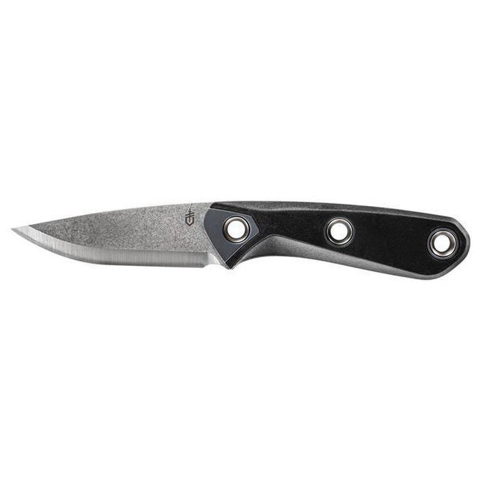 Gerber Principle Drop Point Fixed Blade Knife, 3.1", Black - 30-001655