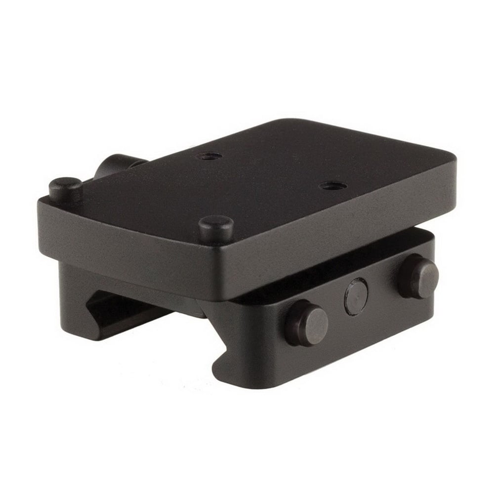 Trijicon SRO 7075 T6 Aluminum Quick Release Low Scope Mount, Anodized Matte Black - AC32076