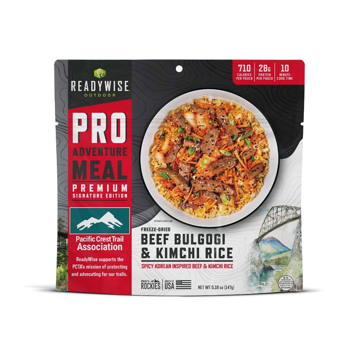 ReadyWise Freeze Dried Beef Bulgogi 6 Count Pro Meal - RW05-404