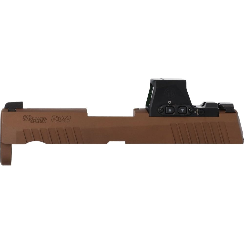 Sig Sauer Optic Ready Slide Assembly Fits P320 Sub-Compact, Coyote Brown - Versatile and Strong - 8901567