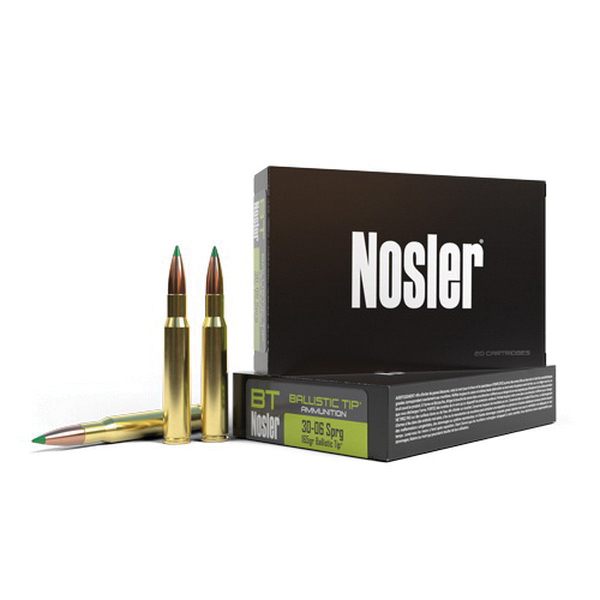 Nosler Ballistic Tip Rifle Ammunition .30-06 Sprg 165gr PT 2950 fps 20/ct - No Credit Card Fees - Low, flat rate shipping