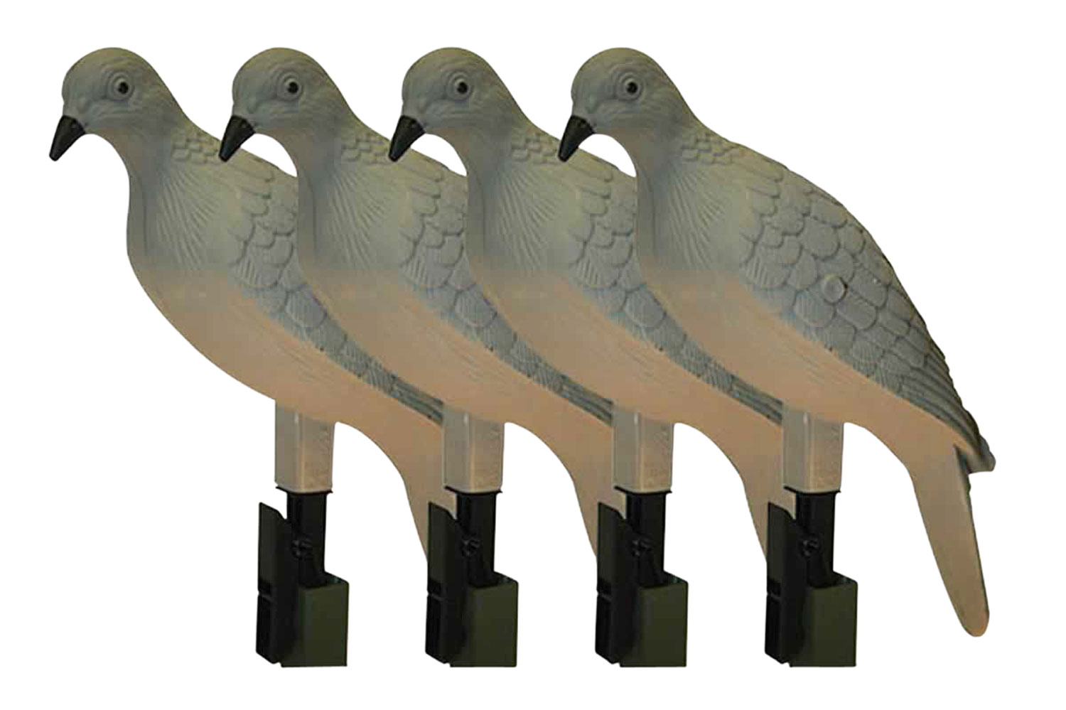 Mojo Outdoors 4-Pack Clip on Decoy, Dove - HW9004